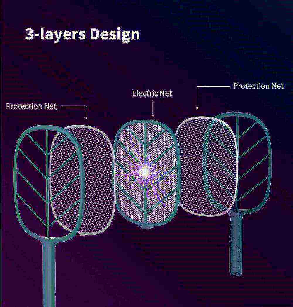 Picture of Solove P2 Mosquito/Insects killer Electric 2W Swatter Bat Killer Bat/Fly Traps