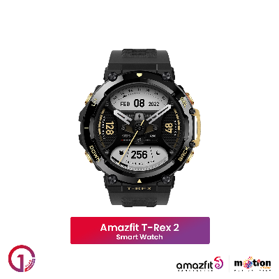 Picture of Amazfit T-Rex 2 Military-grade Toughness ,  Route Import & Real-time Navigation ,10ATM Waterproof & One Tap for Four Health Metrics Smart Watch With  150+ Sports Mode & 24-day Battery Life