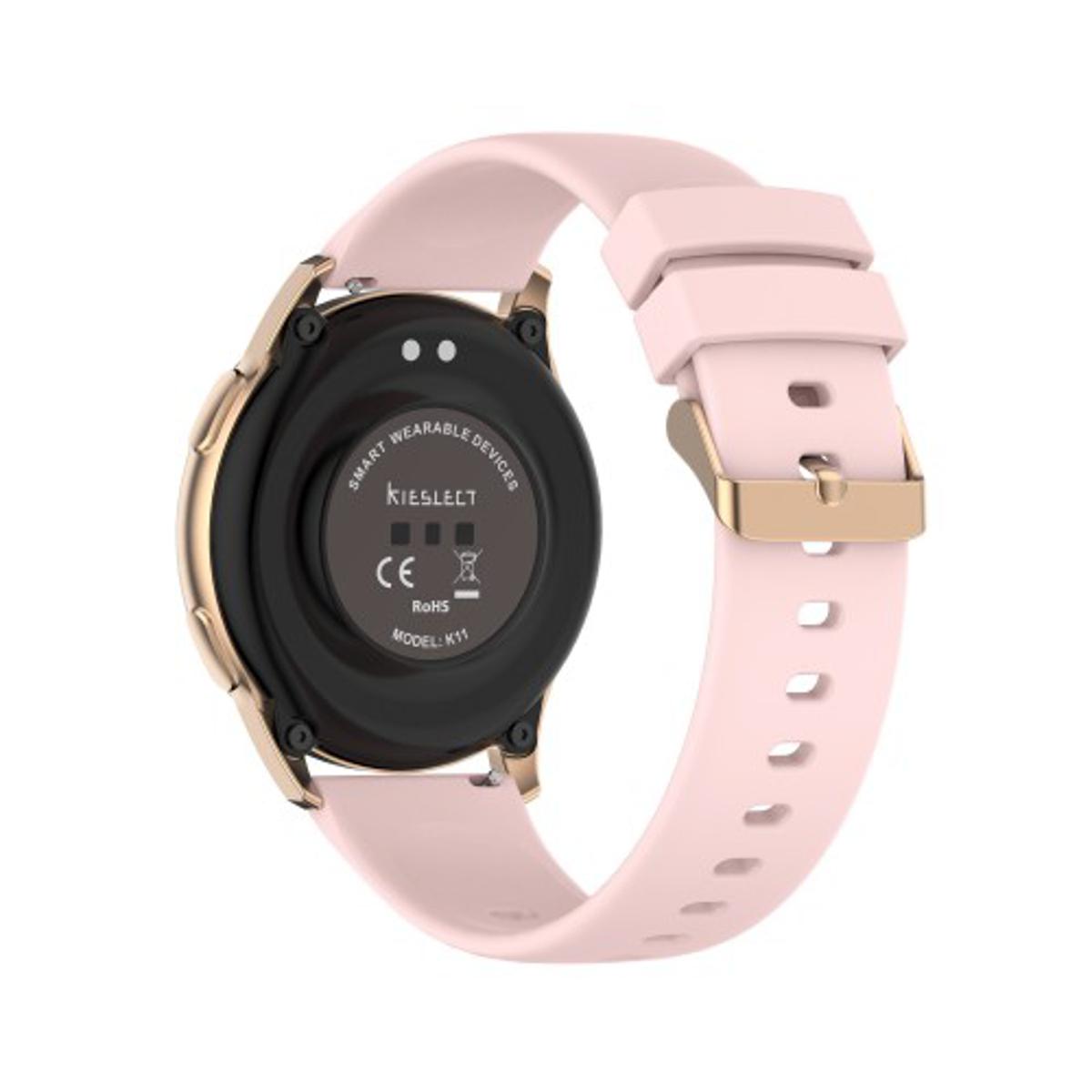 Picture of Kieslect L11 Pro 1.3" AMOLED 2.5D full touch & IP68 waterproof Lady Smart Watch With Heart Rate Sensor & SpOâ‚‚ Monitoring - Pink