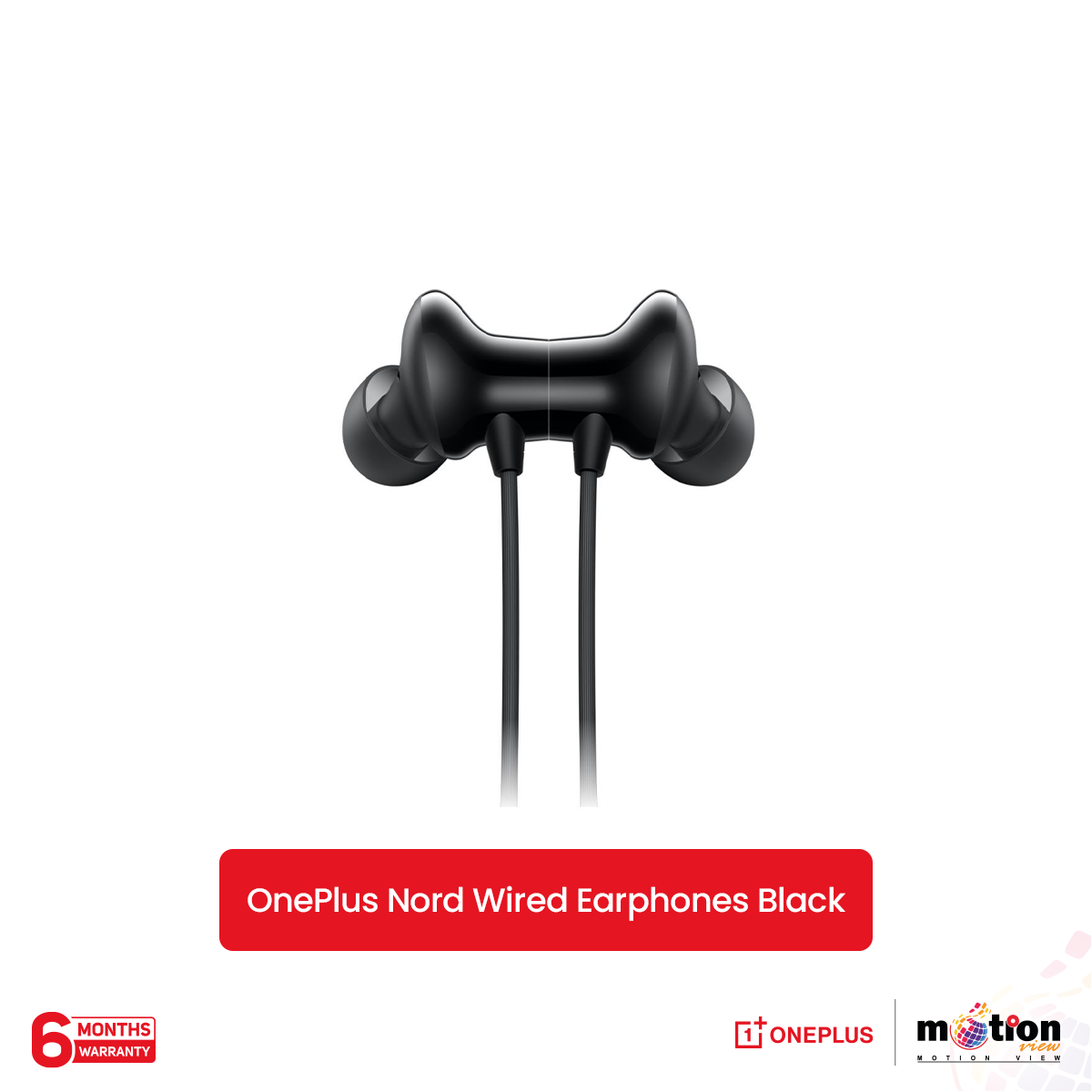 Picture of OnePlus Nord Magnetic control 9.2mm drivers 3.5mm Wired Earphones - Black