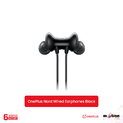 Picture of OnePlus Nord Magnetic control 9.2mm drivers 3.5mm Wired Earphones - Black