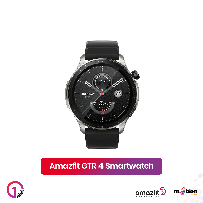 Picture of Amazfit GTR 4 AMOLED  Classic Navigation Crown, B.Phone Call, Music Storage , Offline Voice Assistant , BioTracker 4.0 & alexa Smart Watch with 5 ATM Water-resistance & 150+ Sports Mode