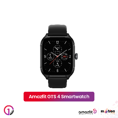 Picture of Amazfit GTS 4 AMOLED Classic Navigation Crown, B.Phone Call, Music Storage , BioTracker 4.0 & alexa Smart Watch with 5 ATM Water Resistance & 150+ Sports Modes