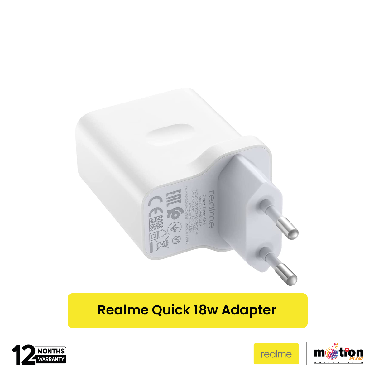 Picture of Realme 18W Quick Charger Power Adapter - White