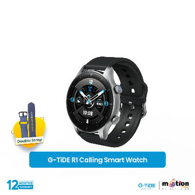 Picture of G-TiDE R1 Bluetooth Calling Smartwatch with Heart Rate, Temperature Monitoring, Sleep Tracking Support.