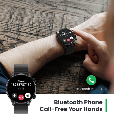 Picture of Haylou Solar Plus RT3 LS16 AMOLED Display Bluetooth Calling Smartwatch & 105 Sport Modes With IP68 Waterproof