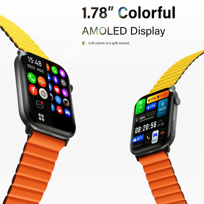 Picture of Kieslect KS Calling Smart Watch  With 1.78" Bluetooth 5.2 100+ Sports Mode IP68 Global Version - Black