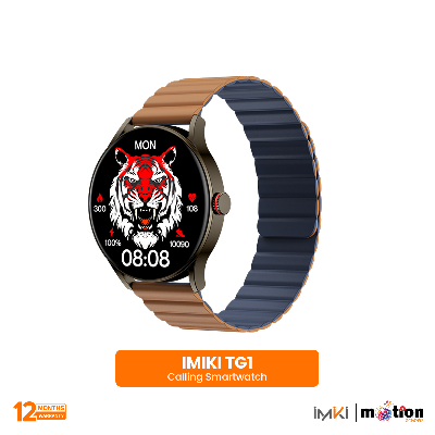 Picture of IMIKI TG1 Bluetooth Calling Blood Pressure Monitor Smart Watch With Always On Display & ( Dual Strap )
