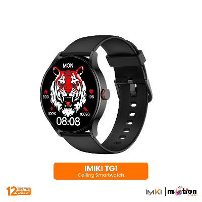Picture of IMIKI TG1 Bluetooth Calling Blood Pressure Monitor Smart Watch With Always On Display & ( Dual Strap )