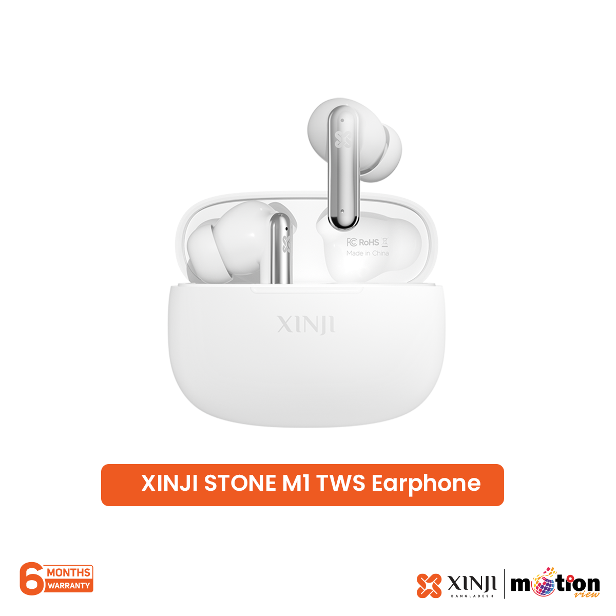 Picture of XINJI STONE M1 TWS With Smart Touch control operation Earphone