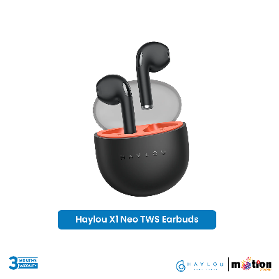 Picture of Haylou X1 Neo Light and StunningTrue Wireless Earbuds - Black
