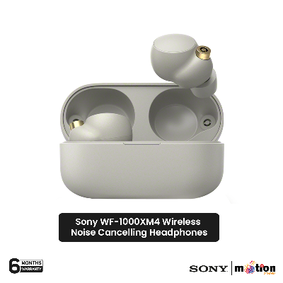 Picture of Sony WF-1000XM4 Wireless Noise Cancelling Headphones with Google & alexa built in - White