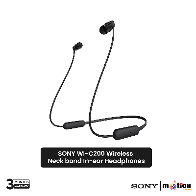 Picture of SONY WI-C200 Wireless Neck band In-ear Headphones - Black