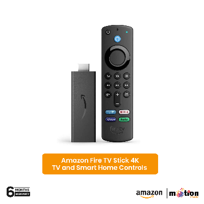 Picture of Amazon Fire TV Stick 4K, brilliant 4K streaming quality, TV and smart home controls - Black