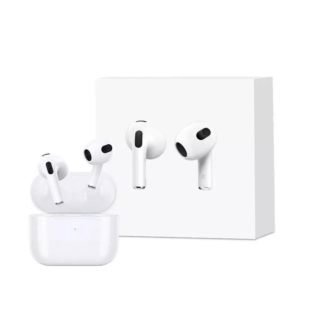 Picture of WiWU Airbuds 3 HF Sound Magsafe Charging With Silicone Case & 1M Lightning Cable - White