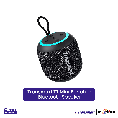Picture of Tronsmart T7 Mini Portable Speaker TWS Bluetooth 5.3 Speaker with Balanced Bass, IPX7 Waterproof, LED Modes for Outdoor