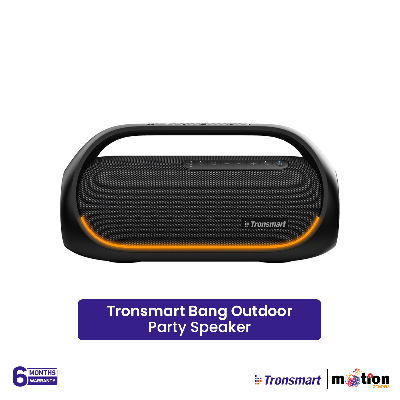 Picture of Tronsmart Bang Speaker 60W Loud Bluetooth Speaker with Stereo Sound, Built-in Power Bank, IPX6 Waterproof, for Party, Outdoor