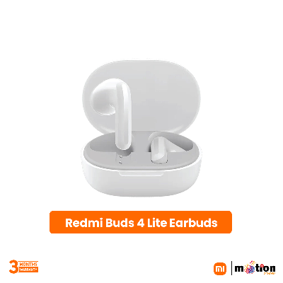Picture of Redmi Buds 4 Lite TWS Wireless Earbuds, Bluetooth 5.2 Low-Latency Game Headset -White