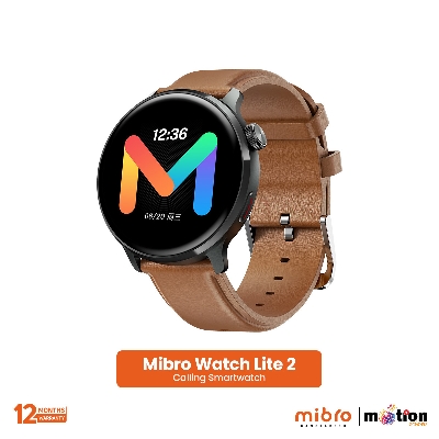 Picture of Mibro Smart Watch Lite 2 & Fitness Tracker 1.3" HD Touch Screen Smartwatch With 2ATM Waterproof ( Dual Strap)