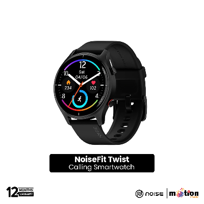 Picture of Noise Twist Bluetooth Calling Smart Watch with 1.38" TFT Biggest Display, Up-to 7 Days Battery, 100+ Watch Faces - Black