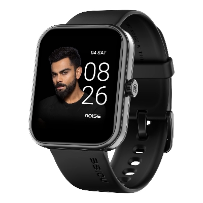 Picture of Noise Pulse 2 Max 1.85" TFT Display, Bluetooth Calling Smart Watch, 10 Days Battery, 550 NITS Brightness, Smart DND, 100 Sports Modes, Smartwatch - Black