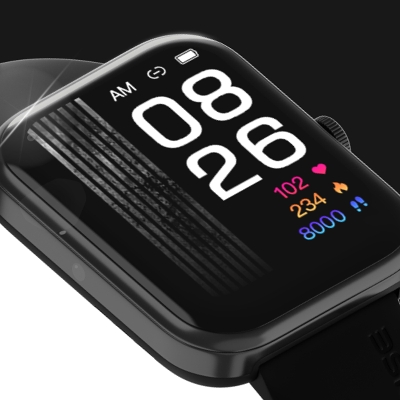 Picture of Noise Pulse 2 Max 1.85" TFT Display, Bluetooth Calling Smart Watch, 10 Days Battery, 550 NITS Brightness, Smart DND, 100 Sports Modes, Smartwatch - Black