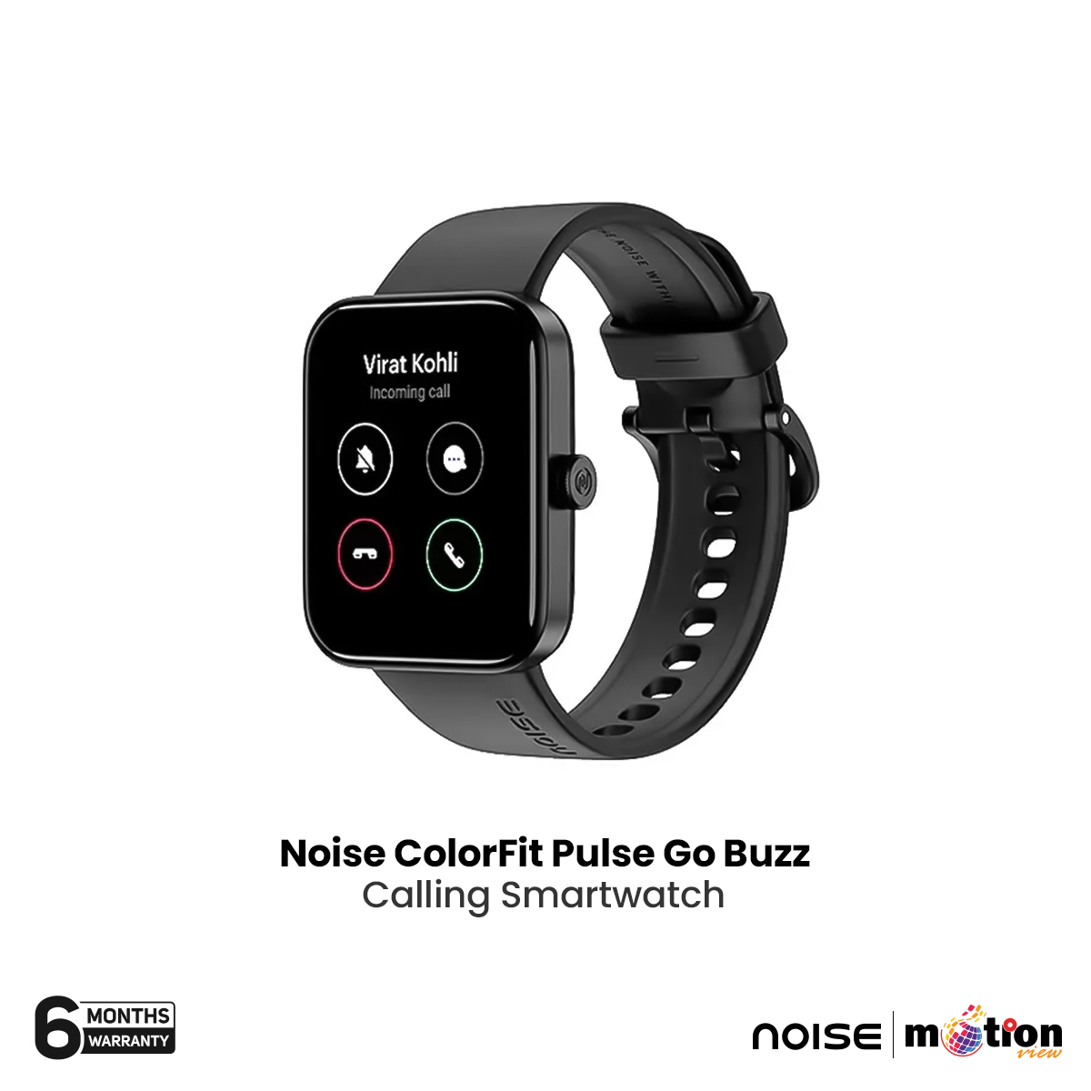 Picture of Noise Pulse Go Buzz Smart Watch - Bluetooth Calling, TFT Display, SpO2