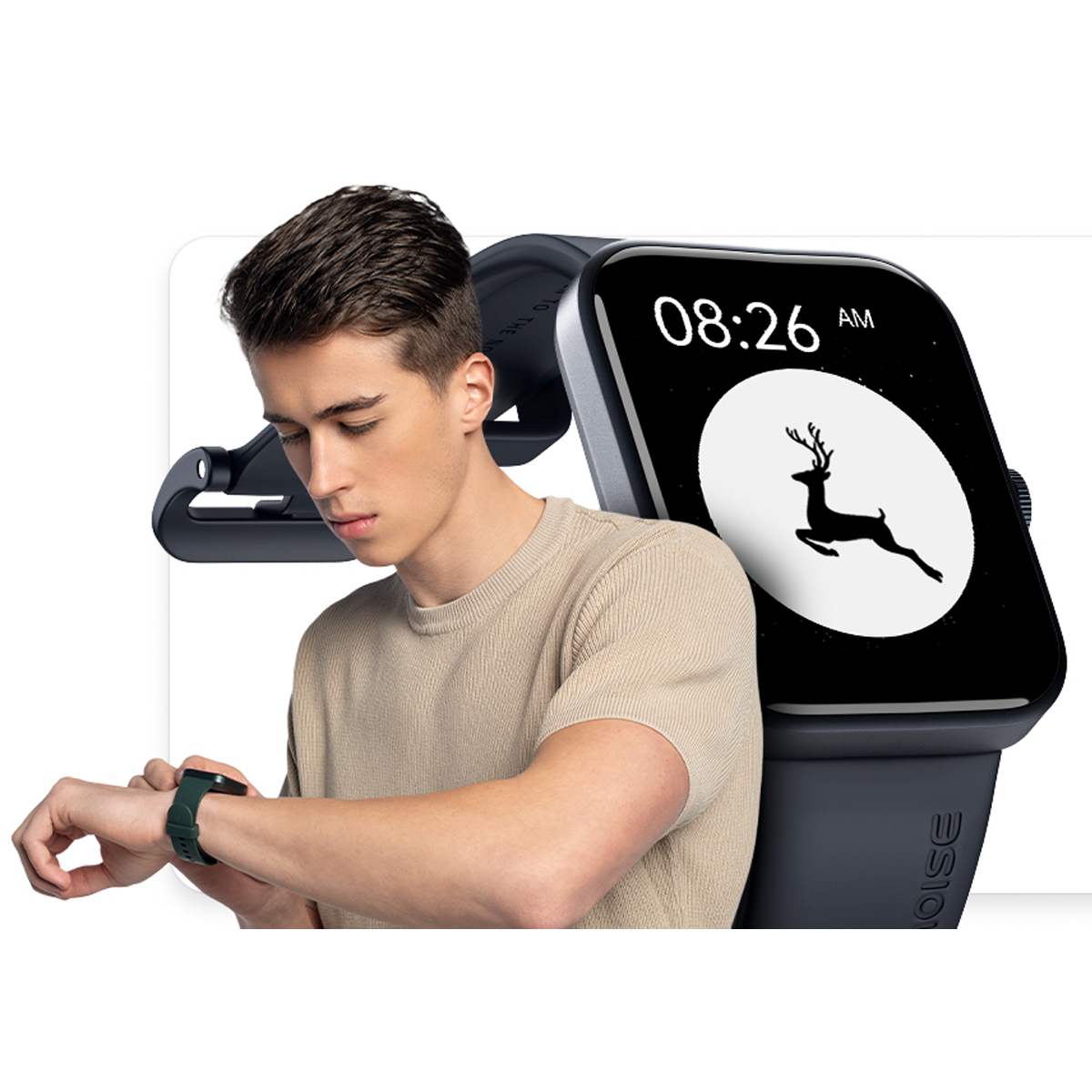 Picture of Noise Pulse Go Buzz Smart Watch - Bluetooth Calling, TFT Display, SpO2