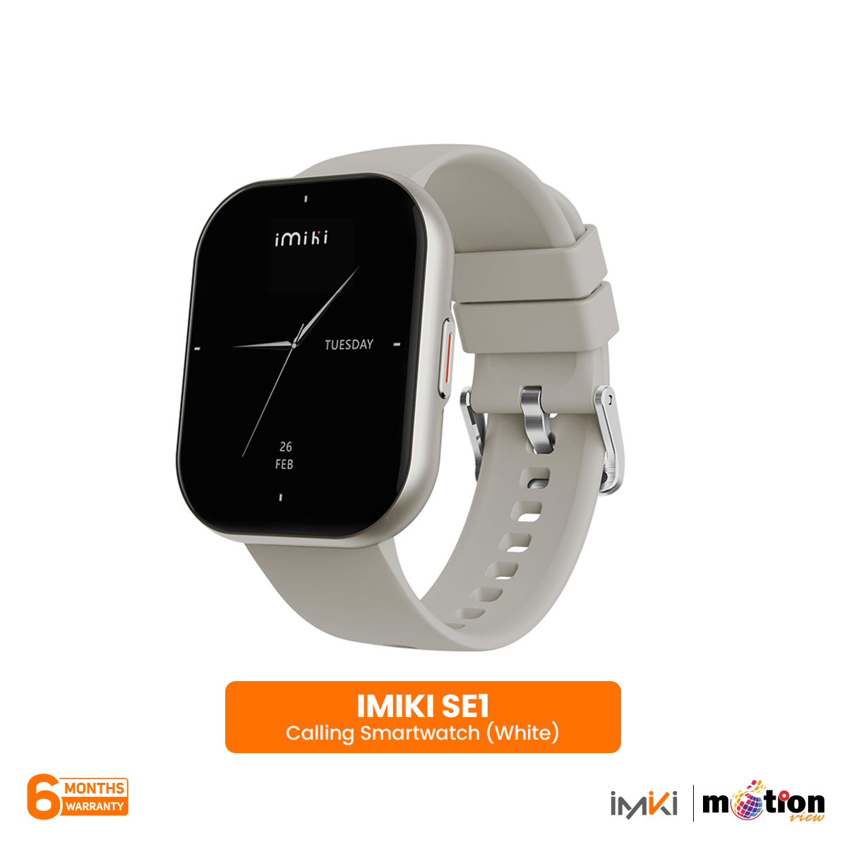 Picture of Imiki SE1 Bluetooth Calling Smart Watch With 2.02" HD Display & 100+ Sports Mode, IP67 Waterproof