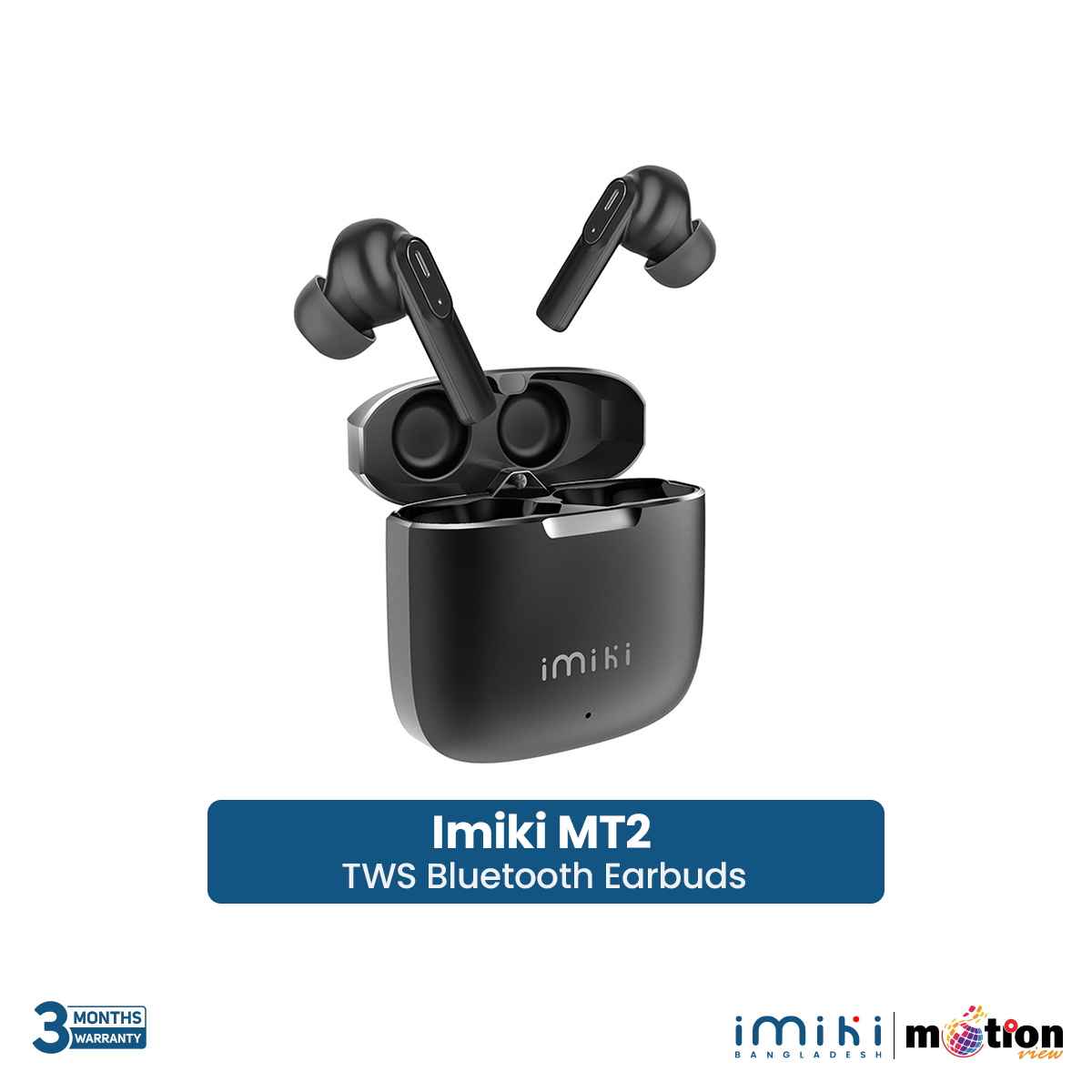 Picture of Imiki MT2 TWS Bluetooth Earphone - Black