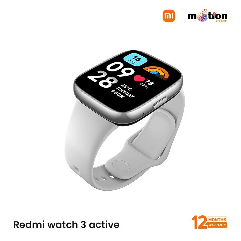 Picture of Redmi Watch 3 Active BT Calling Smart watch with 1.83"" Big Screen, SpO2 & 5ATM Water Resistance