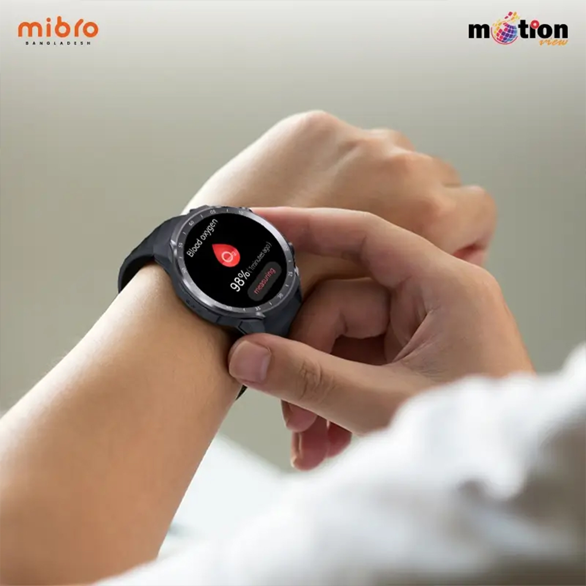 Picture of Mibro A2 Calling Smart Watch Sportylooks 2ATM With Dual Straps - Black