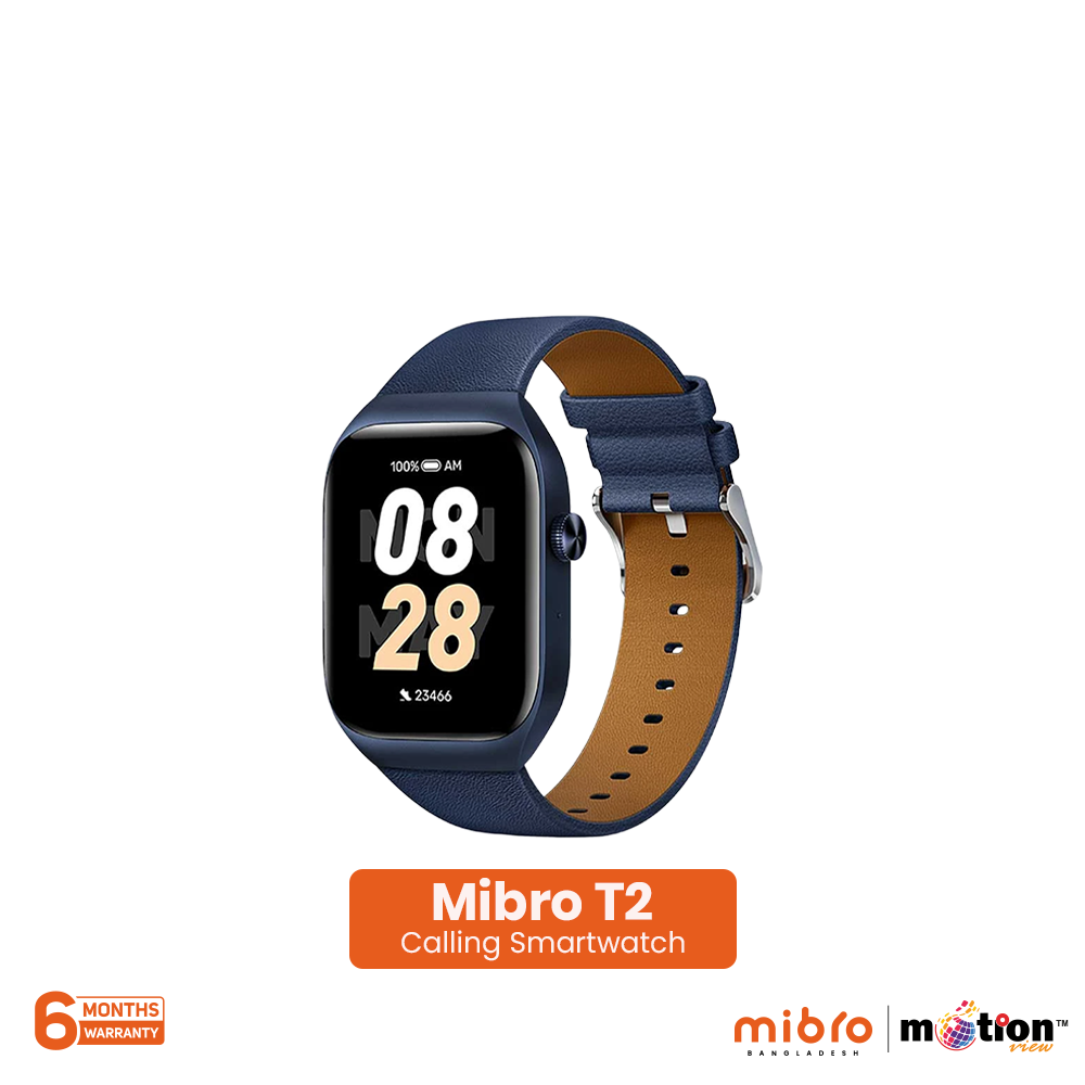 Picture of Mibro T2 Calling 1.75 Inch Amoled Smart Watch With 2ATM Water Resistance  - Dual Strap