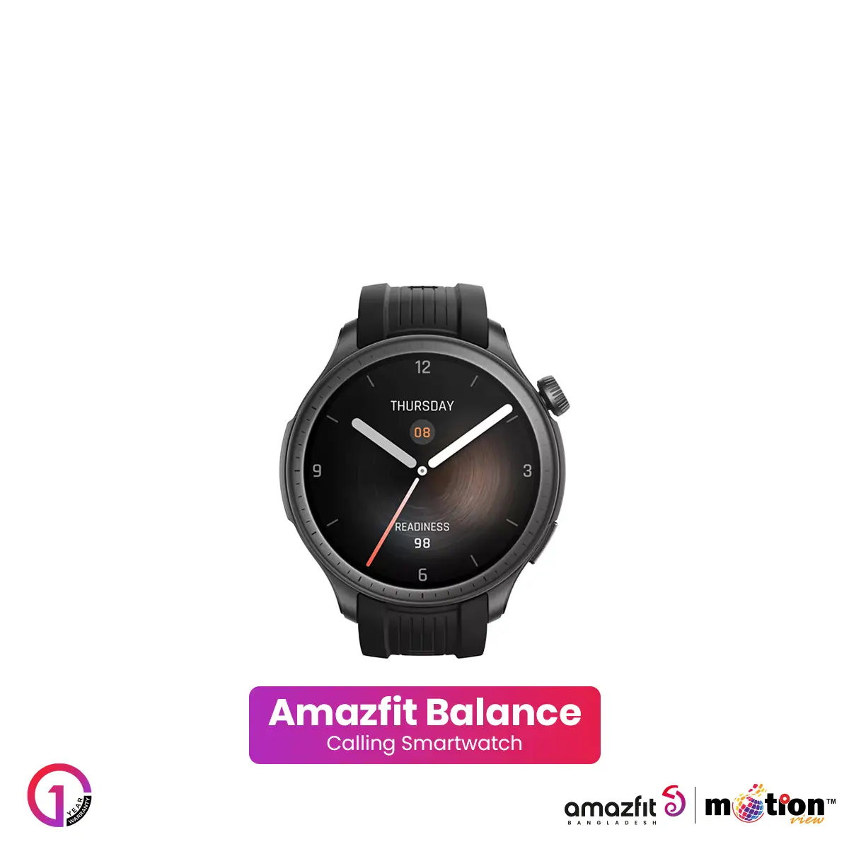 Picture of Amazfit BALANCE 1.5" HD AMOLED Smart Watch with 5 ATM