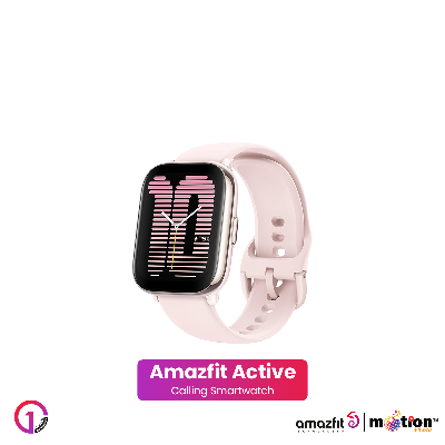 Picture of Amazfit Active 1.75" AMOLED Display & Alexa Built-in Smart Watch with AI Fitness Exercise Coach,  Bluetooth Calling Smart Watch