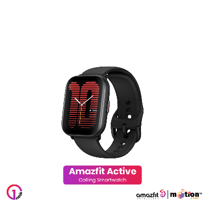 Picture of Amazfit Active 1.75" AMOLED Display & Alexa Built-in Smart Watch with AI Fitness Exercise Coach,  Bluetooth Calling Smart Watch