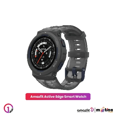 Picture of Amazfit Active Edge Smart Watch with Stylish Rugged Sport & Fitness Design,  10 ATM Water Resistant