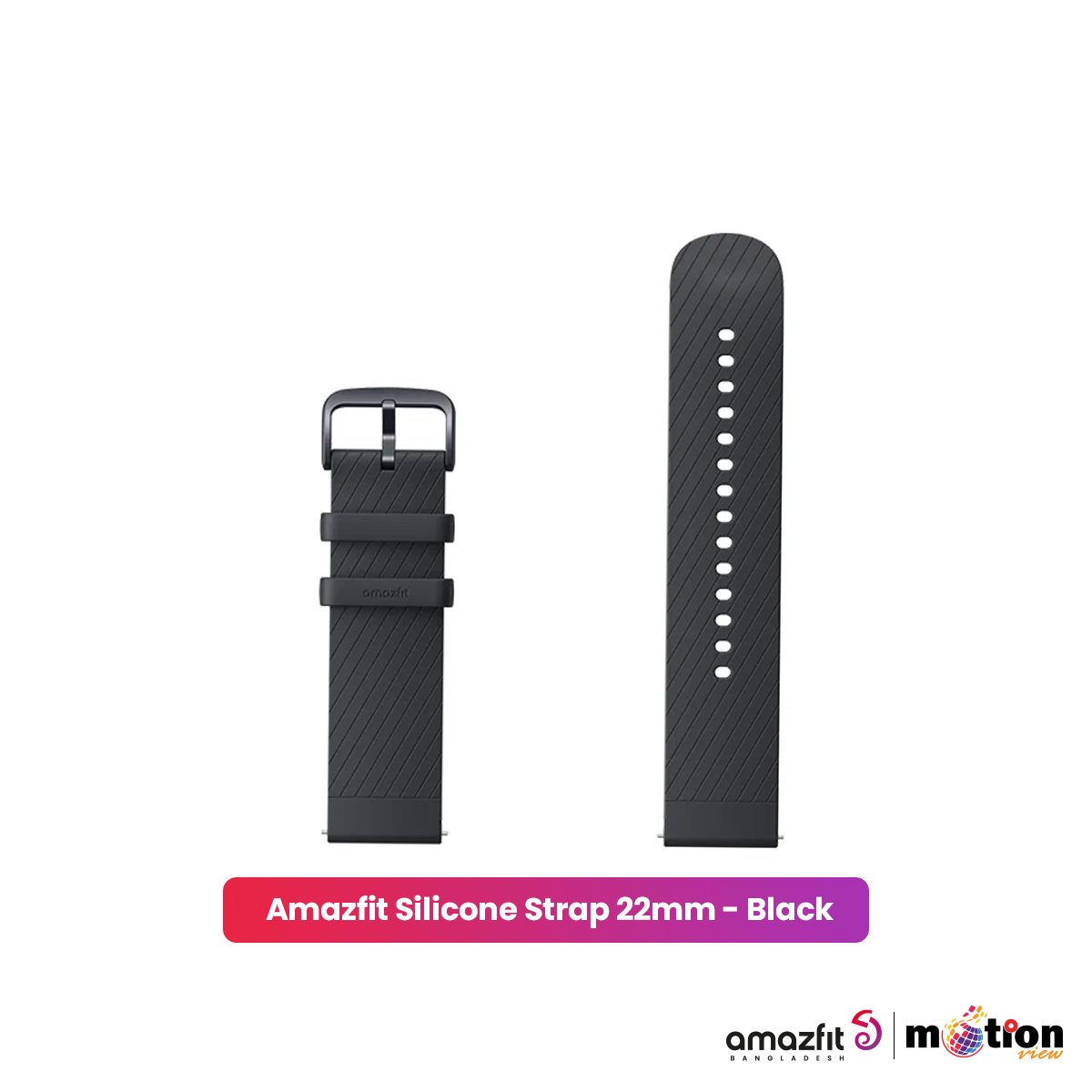 Picture of Amazfit Silicone Strap 22mm - Black