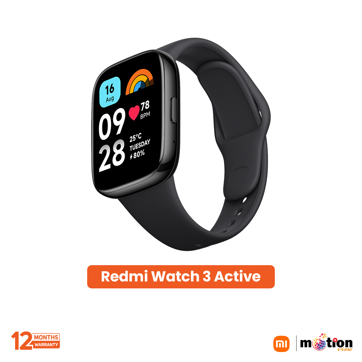 Picture of B2B Redmi Watch 3 Active BT Calling Smart watch with 1.83"" Big Screen, SpO2 & 5ATM Water Resistance