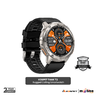 Picture of KOSPET TANK T3 Smartwatches For Men Military Smart Watches Women Rugged AOD AMOLED Fitness Waterproof Electronic Watch