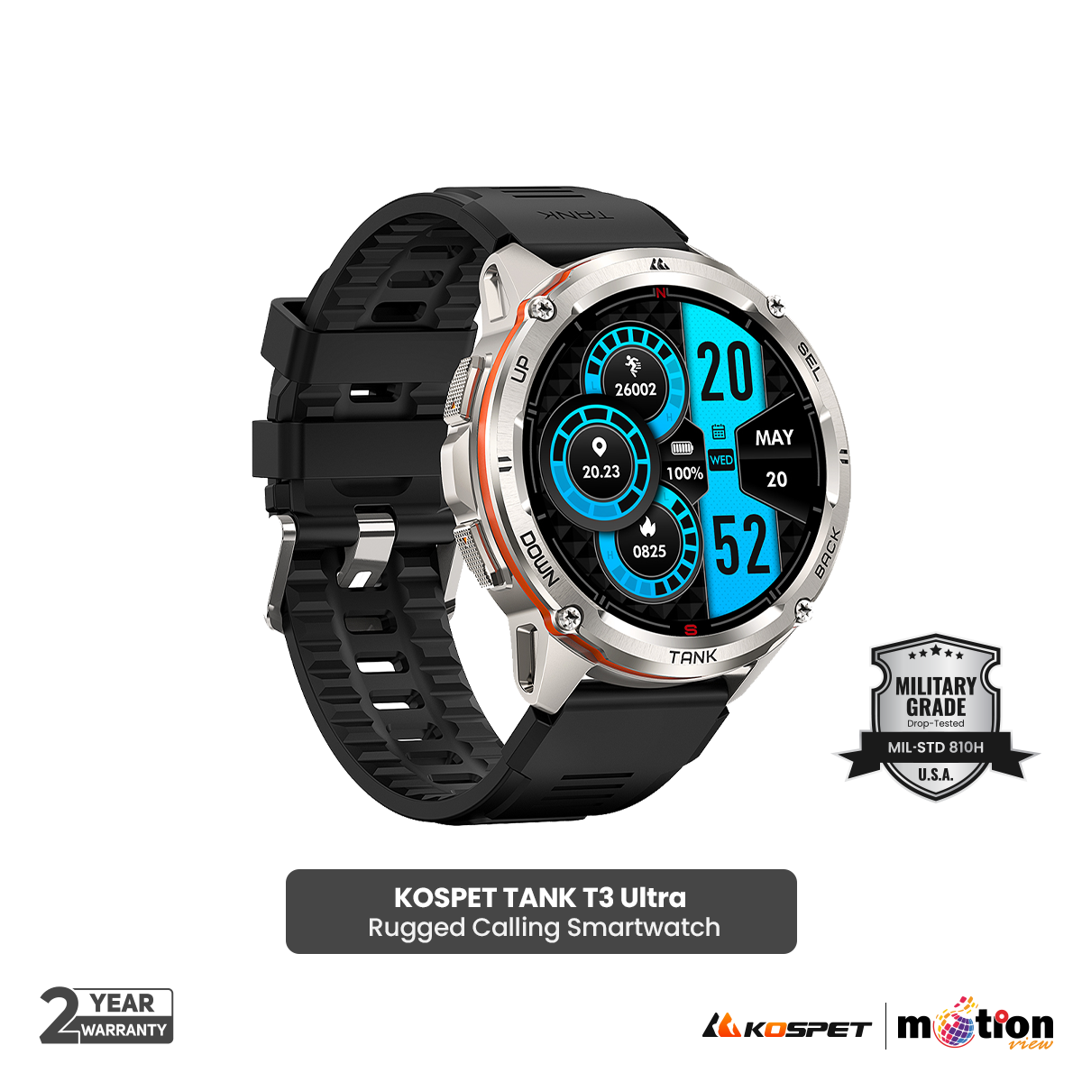 Picture of Kospet Tank T3 Ultra Dual  Ultimate Rugged Smart Watch With Amoled Display