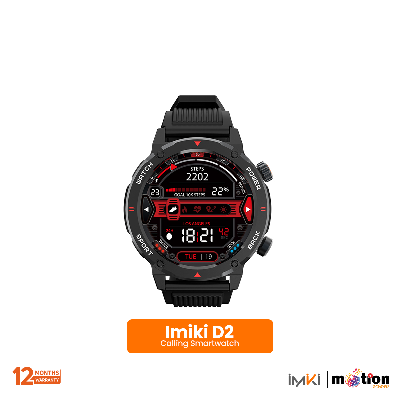 Picture of IMIKI Smartwatch D2 AMOLED Screen 1.43” BT Calls 3ATM