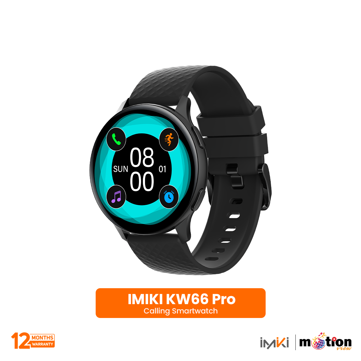 Picture of IMIKI KW66 Pro Smart Watch 1.43" AMOLED Display 270mAh IP67 Watch