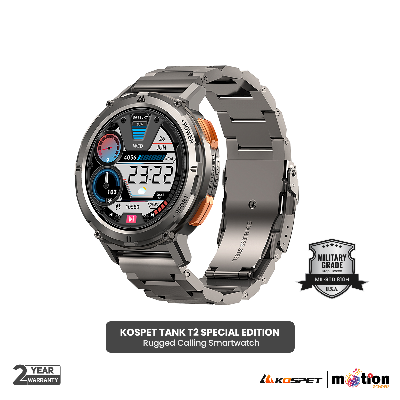 Picture of KOSPET TANK T2 (Special Edition) Rugged Smartwatch Men Big Battery Music Play Fitness Tracker Bt Dial Call Sport Smartwatch For Men