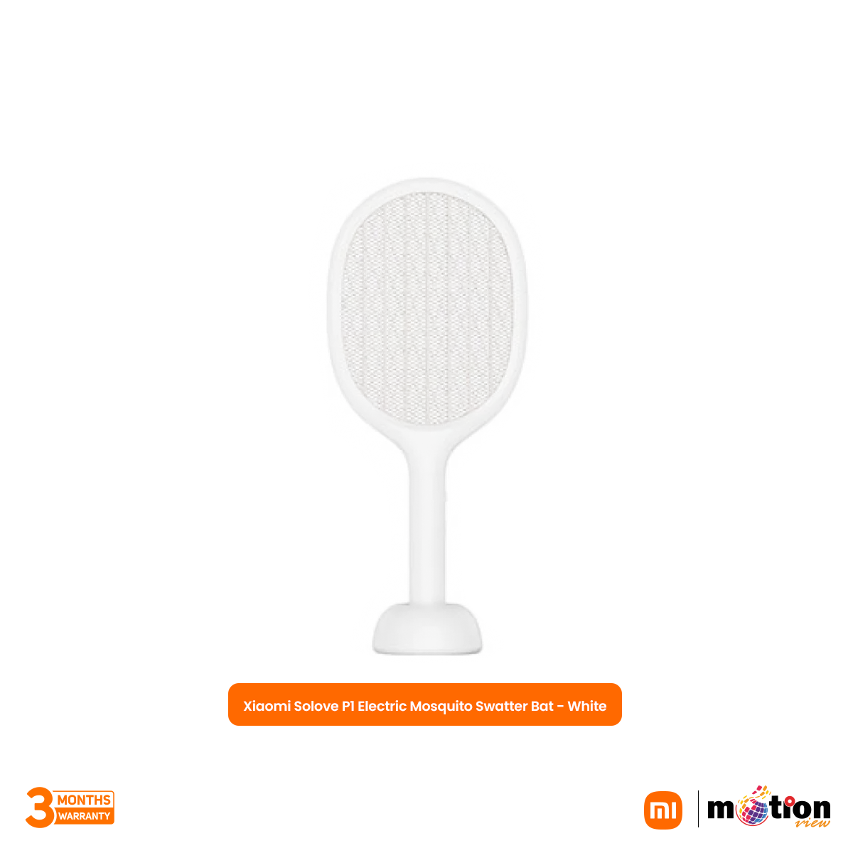 Picture of Solove P1 Electric Mosquito Swatter Bat with 360nm uv light