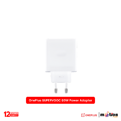 Picture of OnePlus SUPERVOOC 80W Power Adapter(Type -A EU) - White