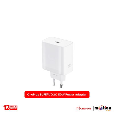 Picture of OnePlus SUPERVOOC 80W Power Adapter(Type -A EU) - White