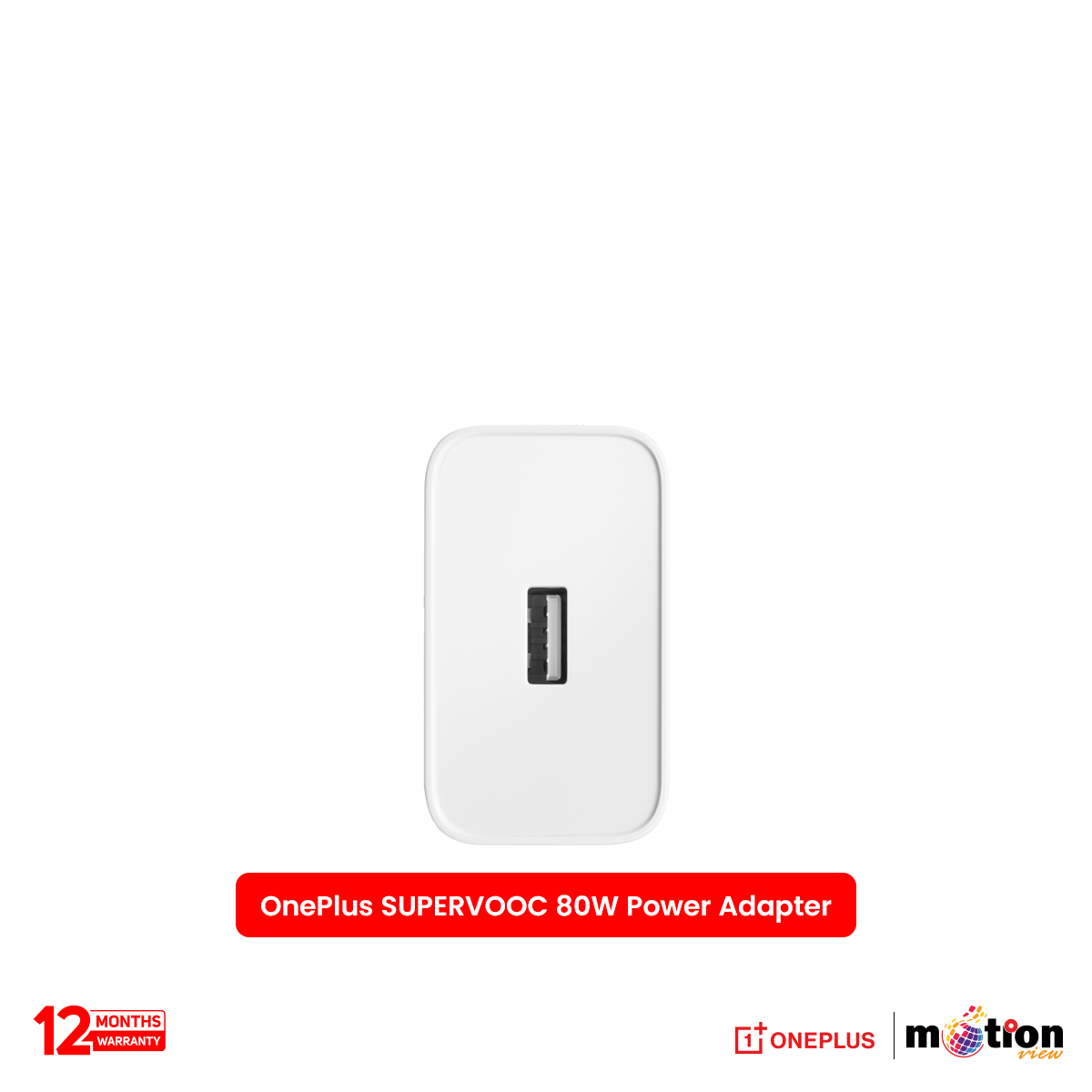 Picture of OnePlus SUPERVOOC 80W Power Adapter(Type -A EU) - White