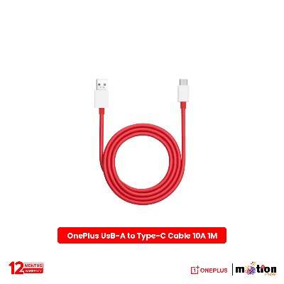 Picture of OnePlus UsB-A to Type-C Cable 10A 1M - Red