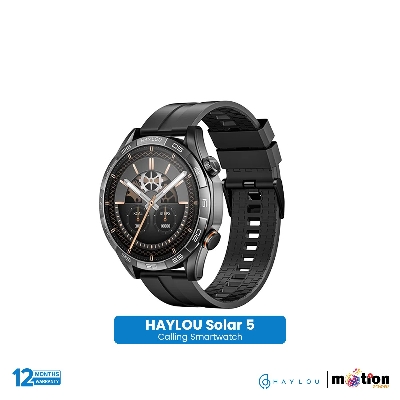 Picture of Haylou Solar 5 1.58" AMOLED Display Bluetooth Calling Smart Watch (Silicon Strap)